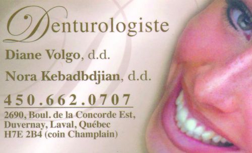 Denturologiste Dr.Volgo & Dr.Kebadbjian